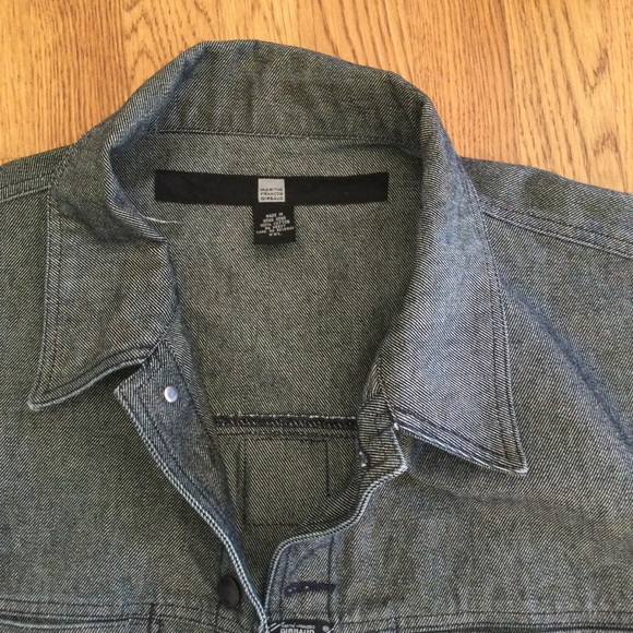 Marithe + Francois Girbaud - Vintage 90s Black /Gray denim Jacket. Size XXL - Picture 5 of 15
